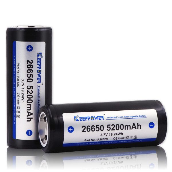 KEEPOWER Keeppower 18650 3000mAh 3,6V - 3,7V 69x18,85mm Li-Ion