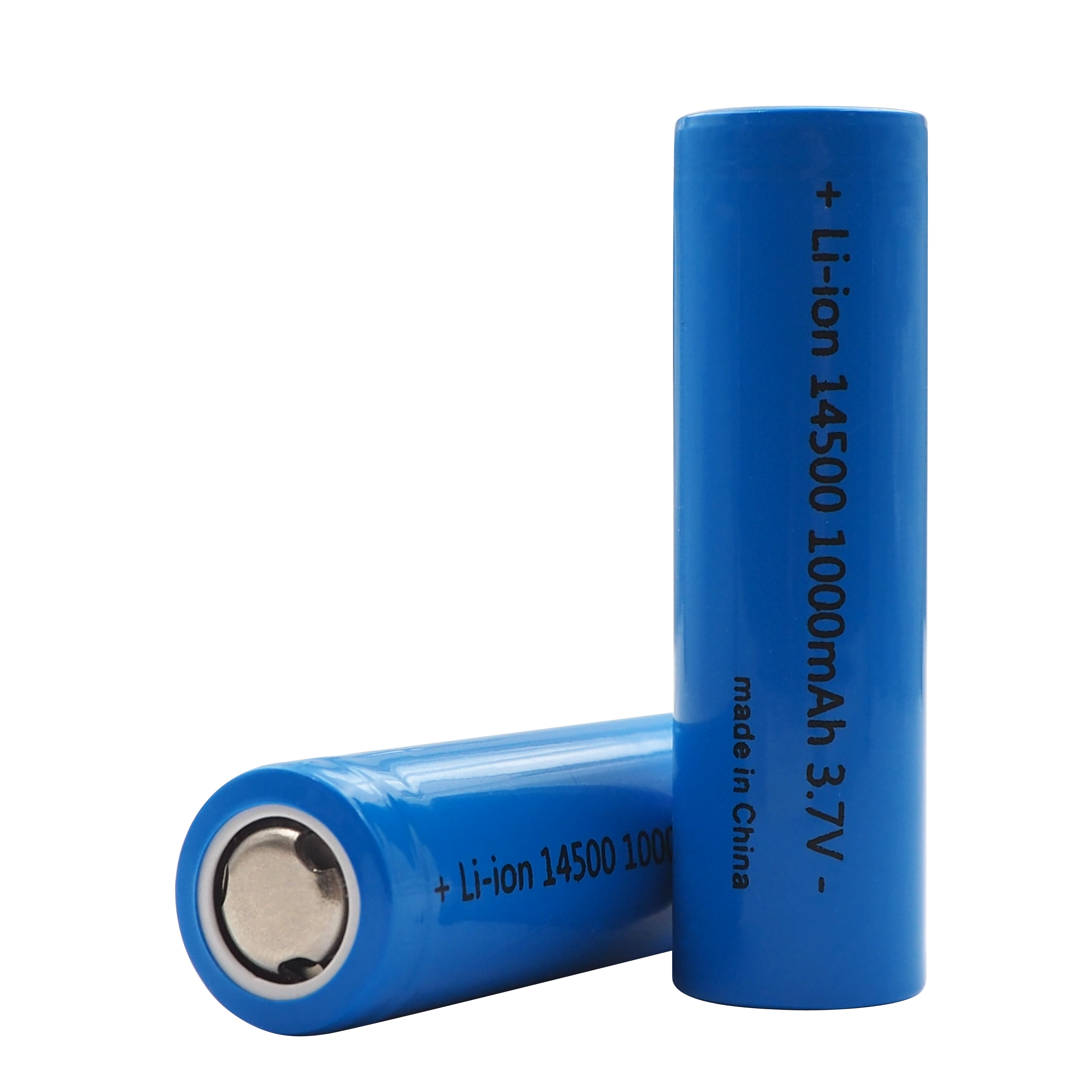 14500 3.7v 1000mAh li-ion rechargeable battery cell